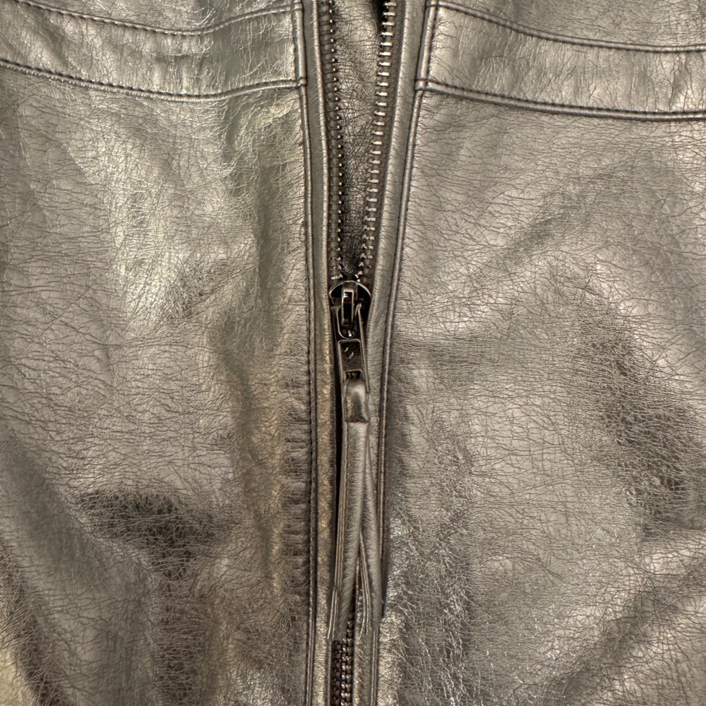 NWT! ASOS Design Metallic Silver Outerwear | M - Picture 4 of 7